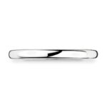 2.0mm Classic Court Wedding Ring, 18ct White Gold - Image 4