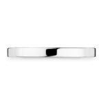 2.0mm Classic Flat Court Wedding Ring, Platinum - Image 4
