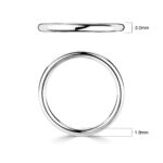 2.0mm Luxury Court Wedding Ring, Platinum - Image 2