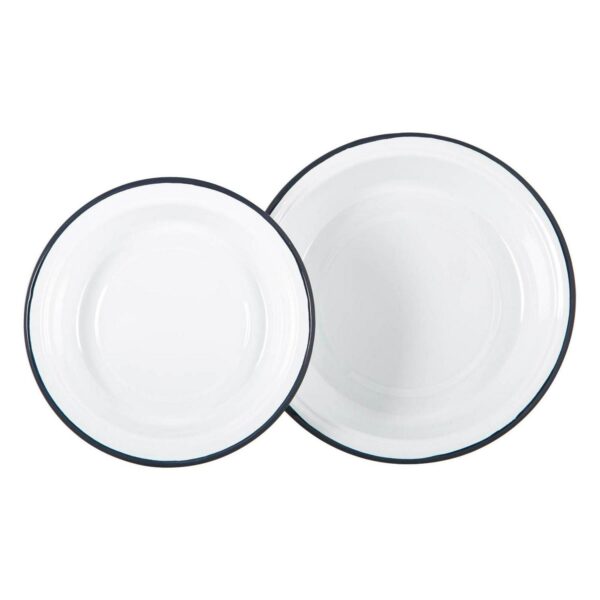 2 Piece White Enamel 0eb46e15073d28f98164c30cbde8cae4