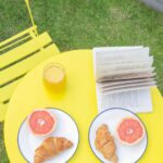 2 Seater Sussex Bistro Set Table Chairs Outdoor Patio Furniture Round Yellow - Image 7