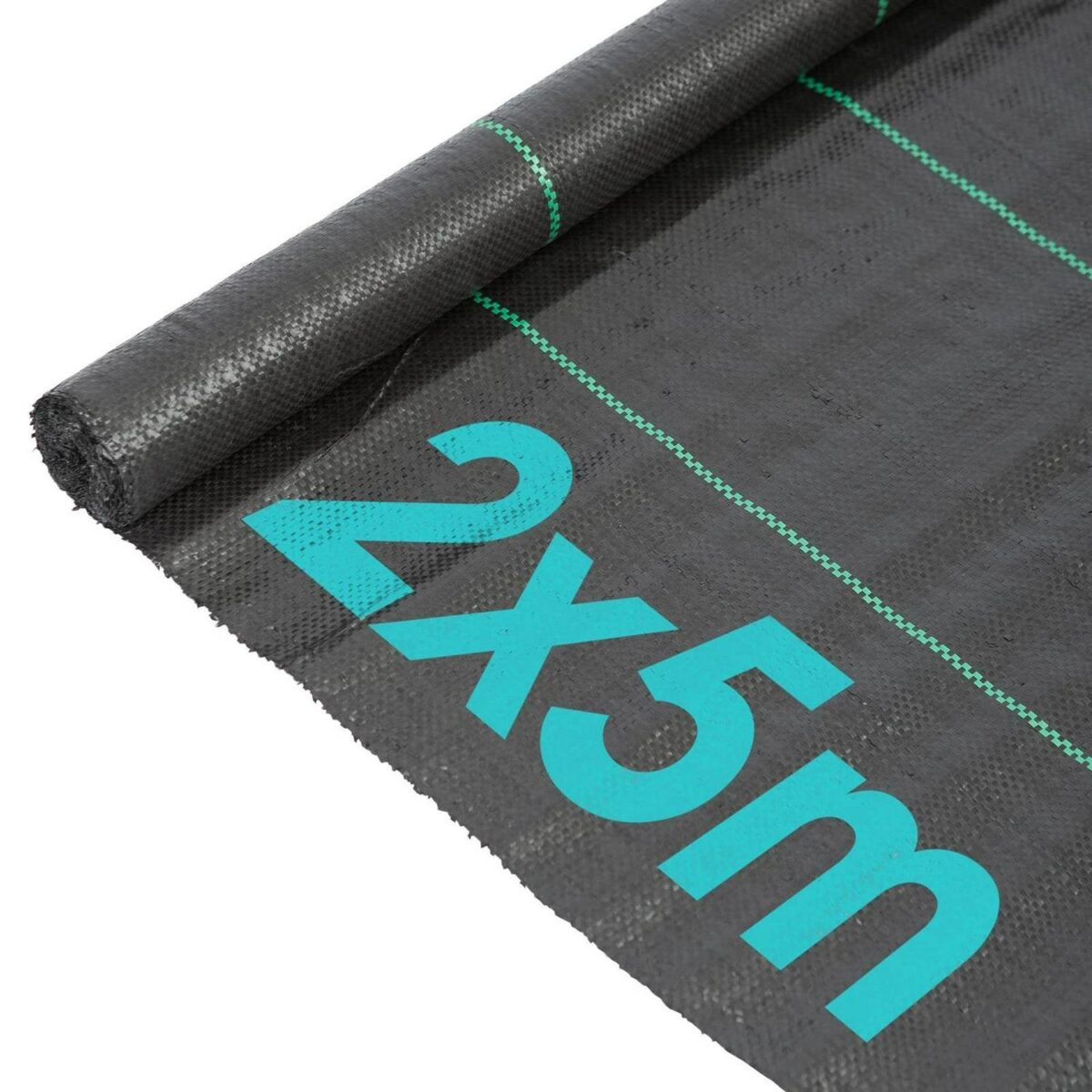 2m x 5m (1 Roll) 110gsm Weed Control Membrane Garden Fabric Ground Cover - Image 1