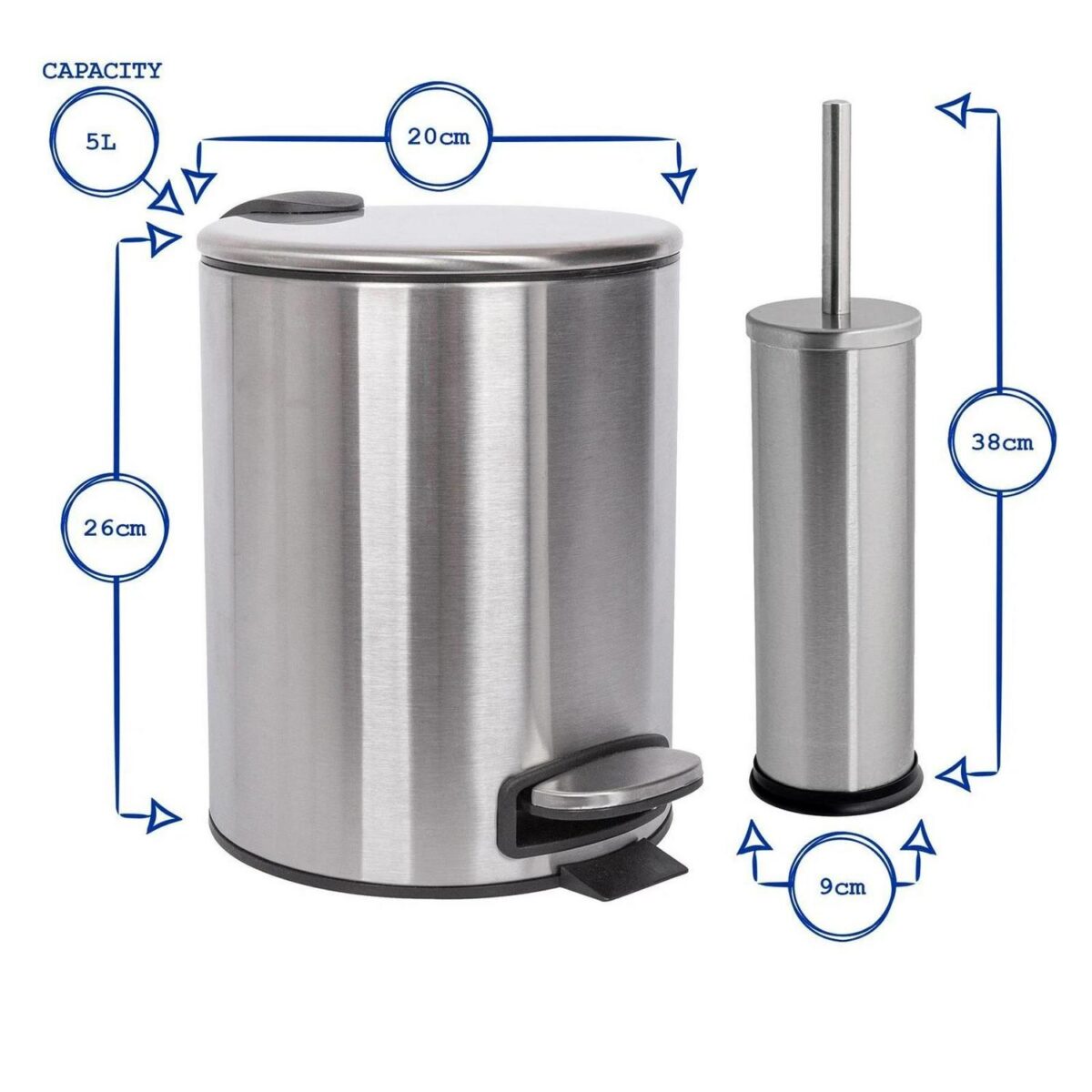 2pc Brushed 5L Round b1c2578d28578bd38ce209b43efb9d3e