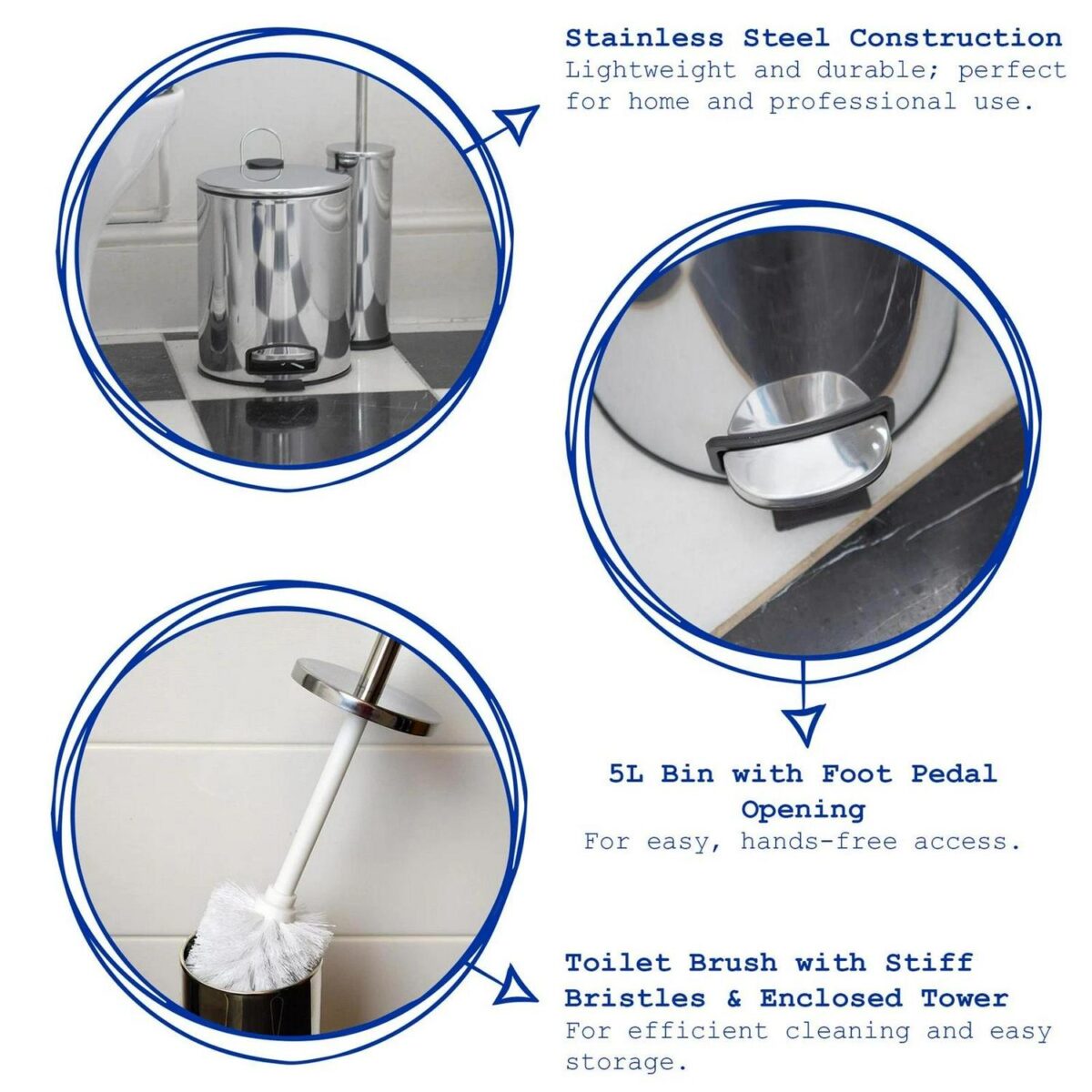 2pc Brushed 5L Round b9e035156c92feebeeb228e5709d32ab