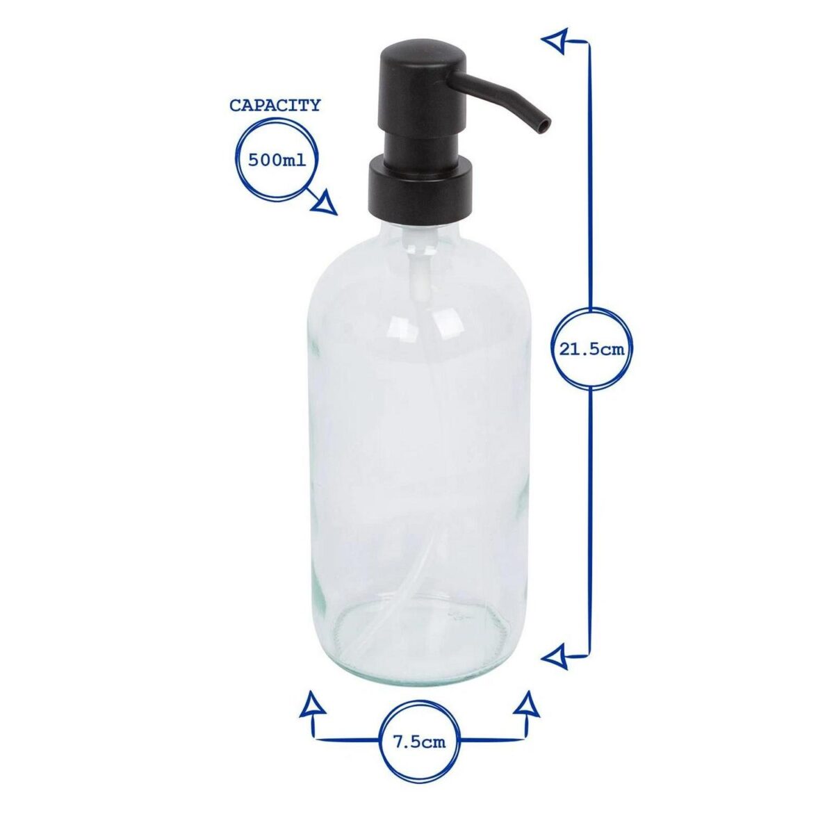 2pc Glass Soap Dispe 3ec37e7f010775d3e50c572eab3d4359