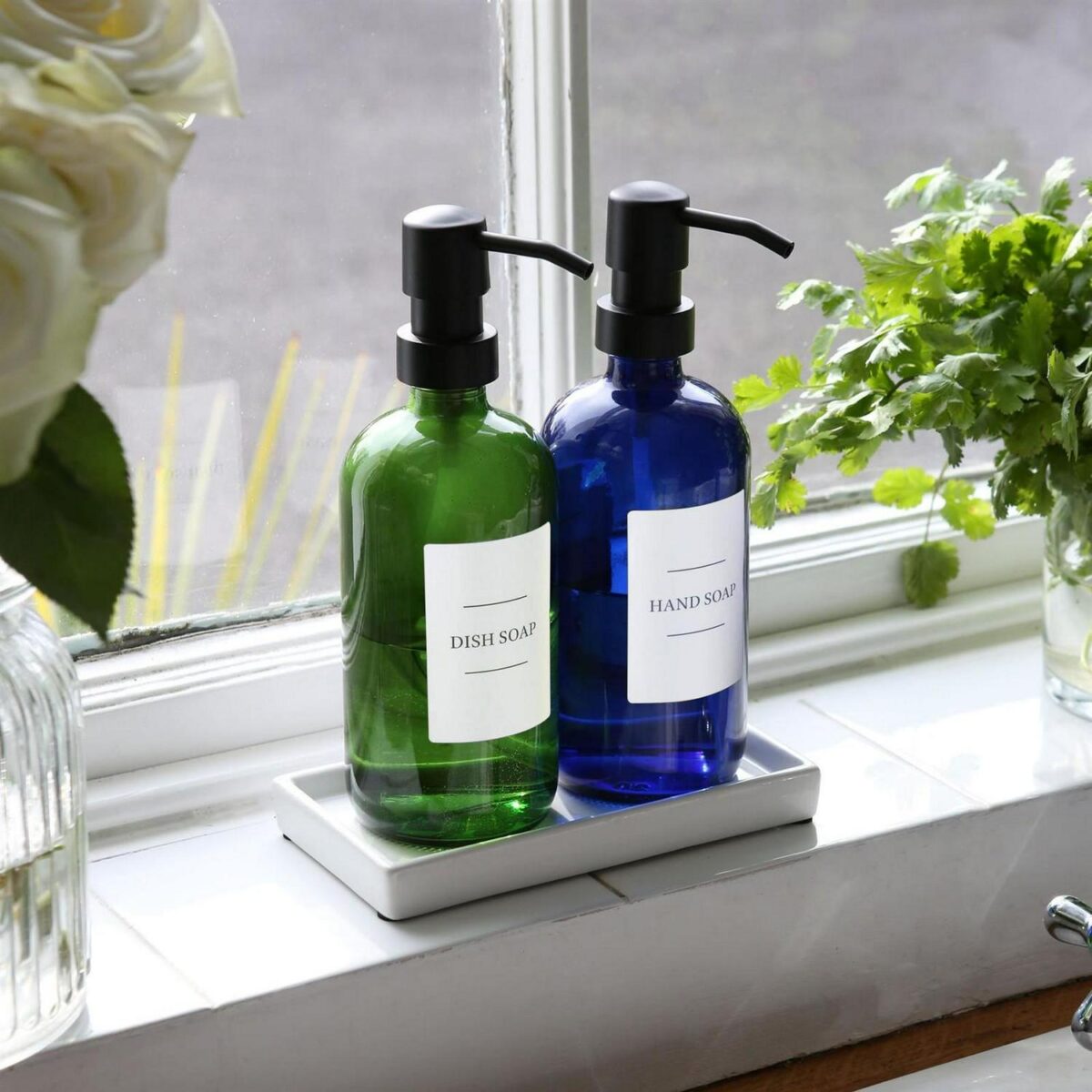 2pc Glass Soap Dispe 3f51e0b748b6dd9d10ba86762ee1513a