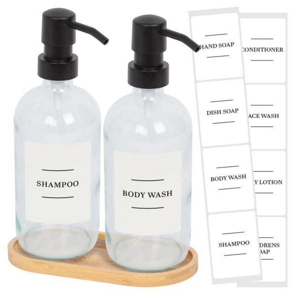 2pc Glass Soap Dispe b061114d1fb725d3d587ecfd79bd7977