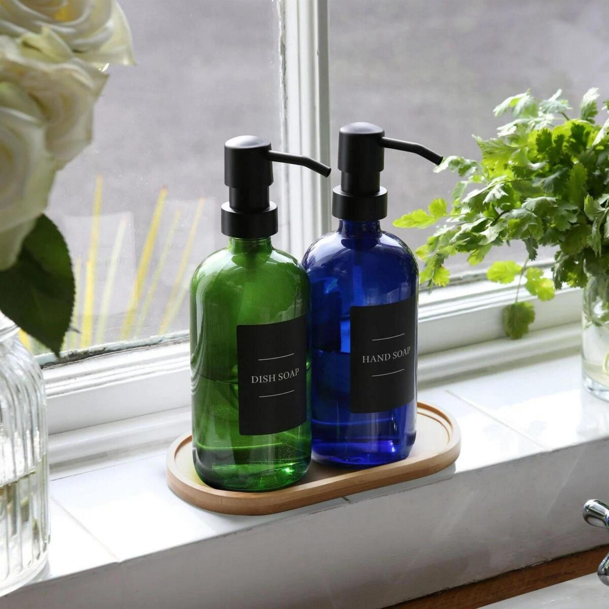 2pc Glass Soap Dispe cad8d38e8967e9c0a6eb7aa17c065233