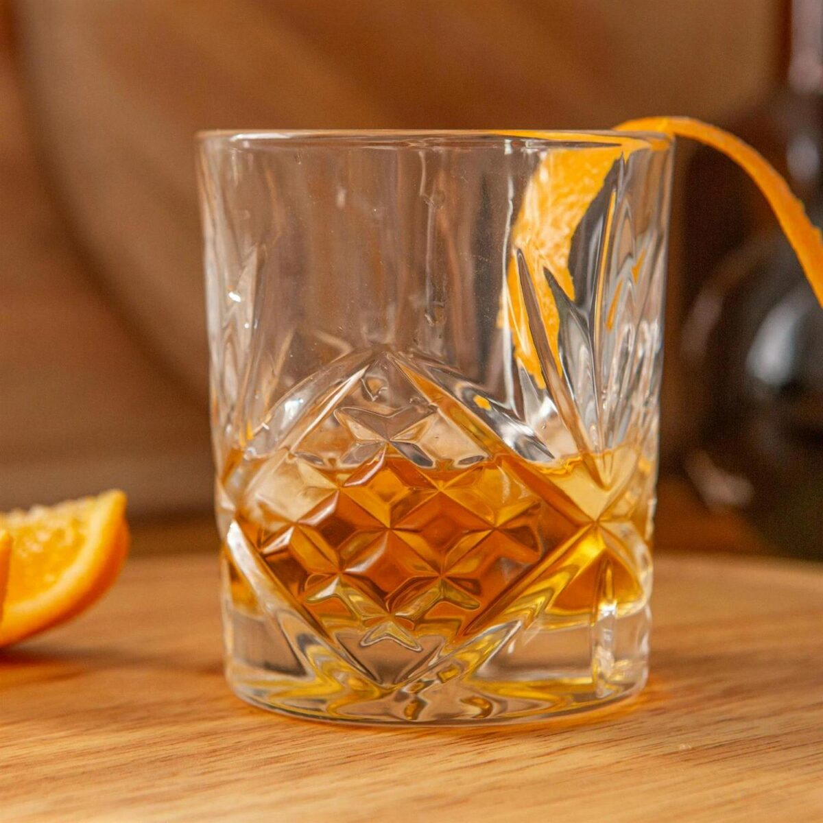 2x 310ml Classic Whisky Glasses Bar Glass Scotch Drinking Glassware Tumblers Set - Image 6