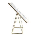 2x 32 x 50cm Rectangle Makeup Mirrors Free Standing Dressing Table Vanity Gold - Image 5