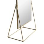2x 32 x 50cm Rectangle Makeup Mirrors Free Standing Dressing Table Vanity Gold - Image 4