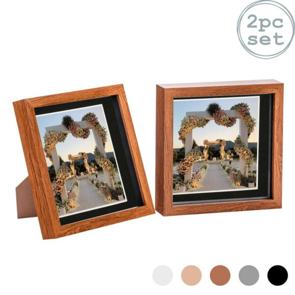 2x 3D Box Photo Fram 0aab8493d0a9555fec7e33afbe6f6db3