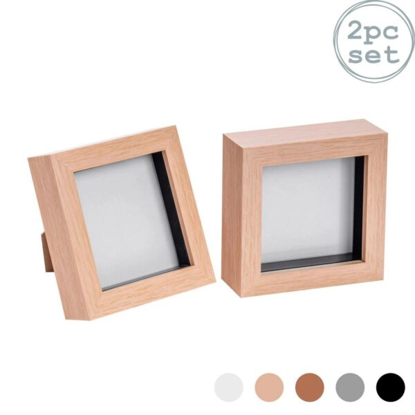 2x 3D Box Photo Fram 605f5677ef54d1175e079182e14a382c