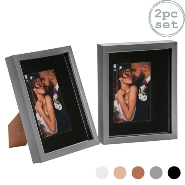 2x 3D Box Photo Fram 64ed885b9d8b90ed5a2bbf270f36395f