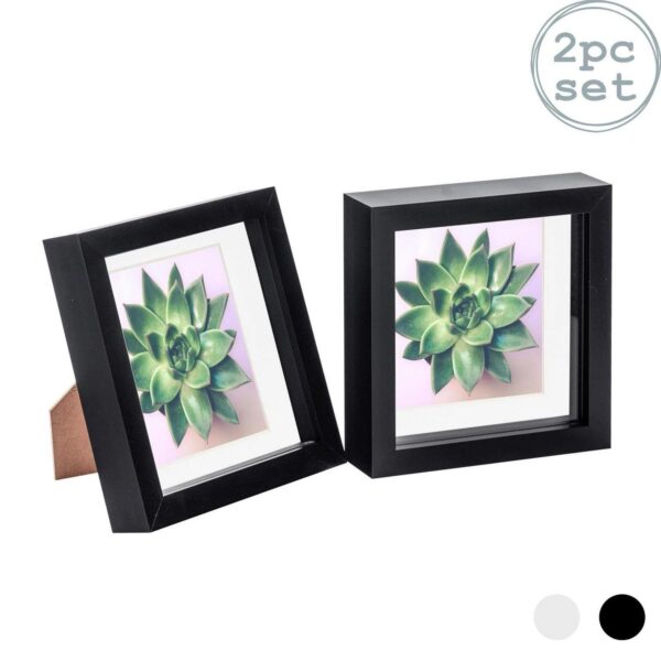 2x 3D Box Photo Fram 7759d4e5046cf8016cce210bd7a9fd77