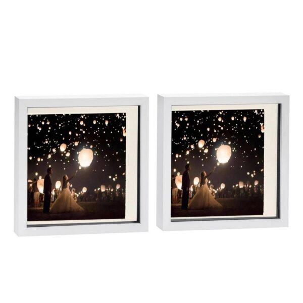 2x 3D Box Photo Fram 99eb1a721f0aa004e5ba02f430be5a5b