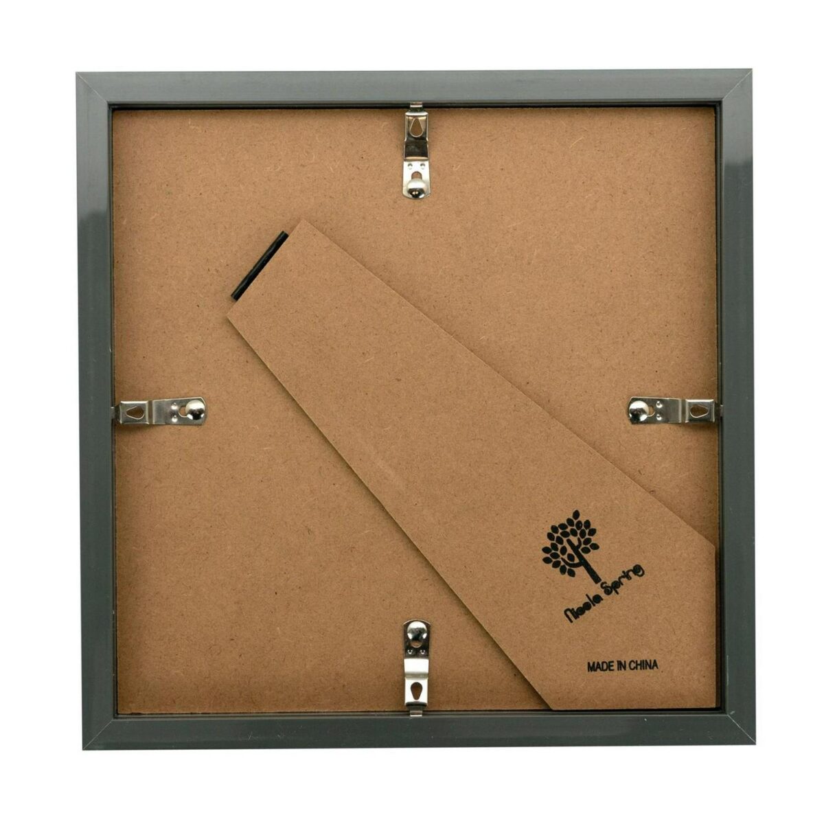 2x 3D Box Photo Frames Picture Display 8 x 8  with 6 x 6  Mount Grey/White - Image 5