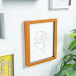2x 3D Box Photo Frames Standing Hanging Picture Frames 8 x 10 Dark Wood - Image 6
