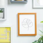 2x 3D Box Photo Frames Standing Hanging Picture Frames 8 x 10 Dark Wood - Image 5