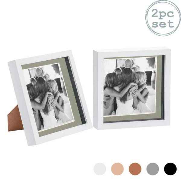 2x 3D Box Photo Fram d500f2fc1d17573a98cd7b64bc42c429