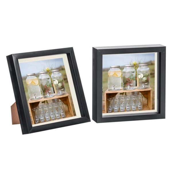 2x 3D Box Photo Fram e4d67b2146e0298c6838ceb8cfd43fd8