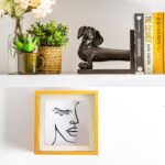2x 3D Deep Box Photo Frames 8 x 8 with 6 x 6 Mount Light Wood/Ivory - Image 5