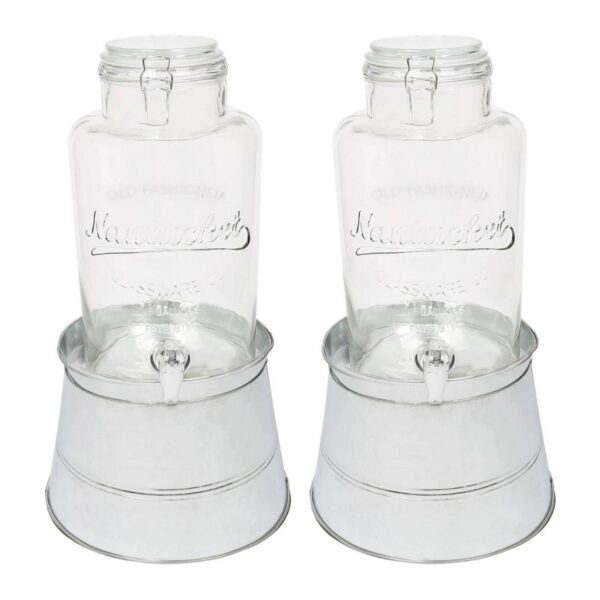 2x 6 5L Glass Drinks 5955100e5a2ceb69dff55a9c78b2bc26