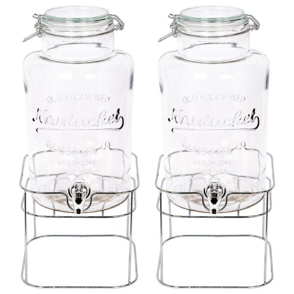 2x 6 5L Glass Drinks c5c9dc2162599f91c9f90d29f3bcc24c