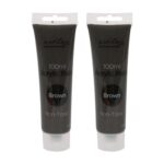 2x Acrylic Paints 100ml Brown Premium Artists Canvas Wood Ceramic Tube Paints