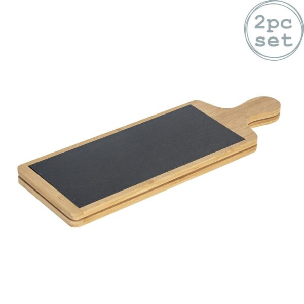 2x Bamboo Slate Serv ccc9033d119dafc99bb653681e00b5e0