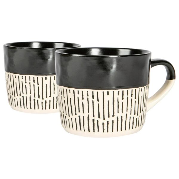 2x Black 450ml Dippe bee85ecbffe36d13b6d7117e9c0f44ab