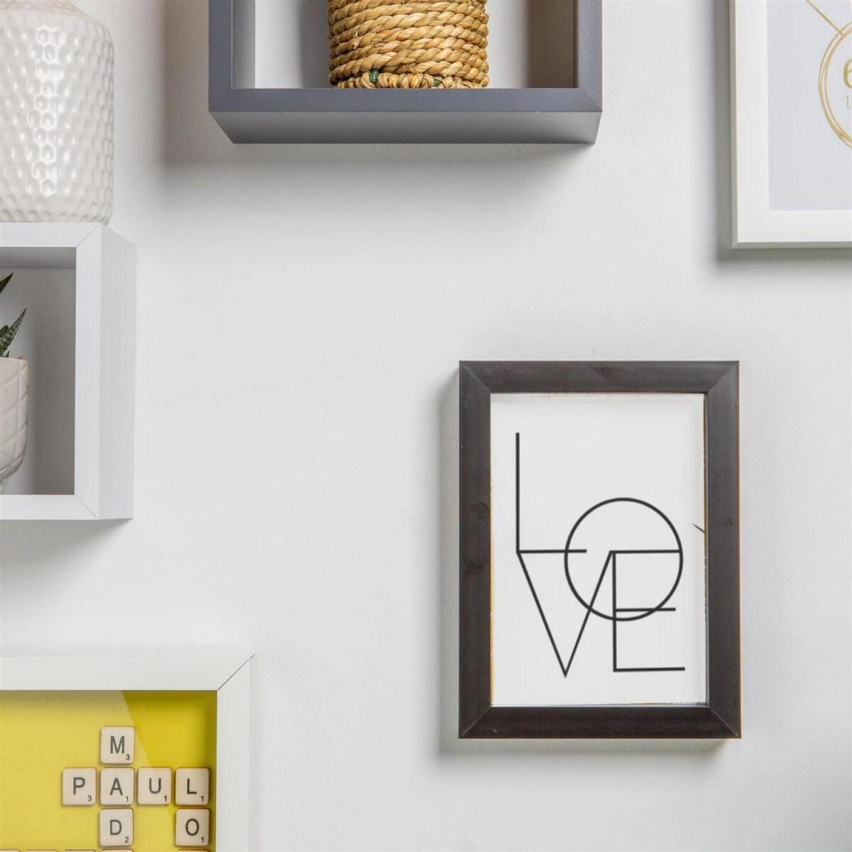 2x Black 5  x 7  Photo Frames with Grey 4  x 6  Mount Picture Wall Décor - Image 4