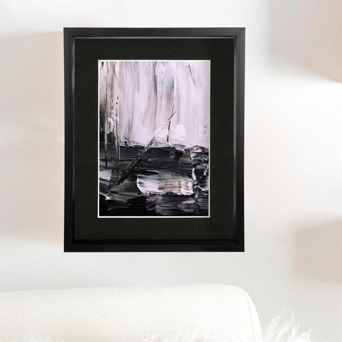 2x Black 8  x 10  3D Deep Box Photo Frames Black 5  x 7  Mount Shadow Picture - Image 6