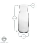 2x Brocca Glass Carafes and Silicone Lids Decanter Water Iced Tea 700ml Clear - Image 3