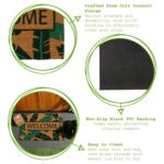2x Coir Door Mats Natural Indoor Outdoor Welcome Mats 60 x 40cm Banana Leaf - Image 2