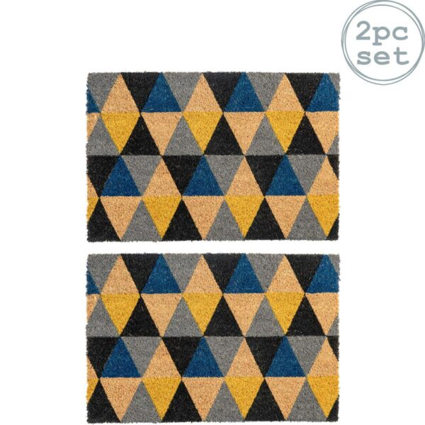 2x Coir Door Mats Na 4461df33fcfd8a8f5eff740c66df722e