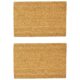 2x Coir Door Mats Na 4d180ab23dfd03c82eb83188f3196892