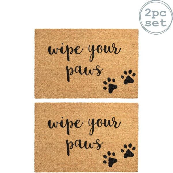 2x Coir Door Mats Na 8294f21de61650db8a355210fe9187ac