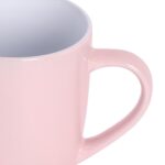 2x Coloured Coffee Mugs Ceramic Stoneware Tea Latte Cappuccino Cups 350ml Pink - Image 4