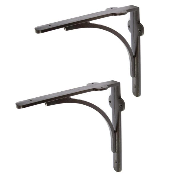 2x Curved Iron Shelf 50560b328b8d45ca0658edfe2ab3f1c9