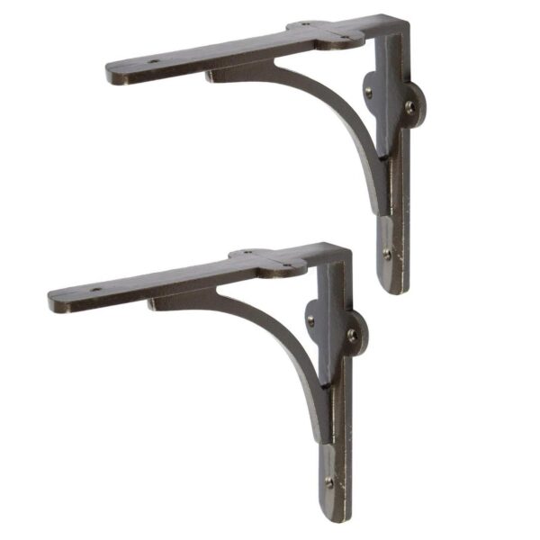 2x Curved Iron Shelf db1672d146ac94f9510de74615e62a2d