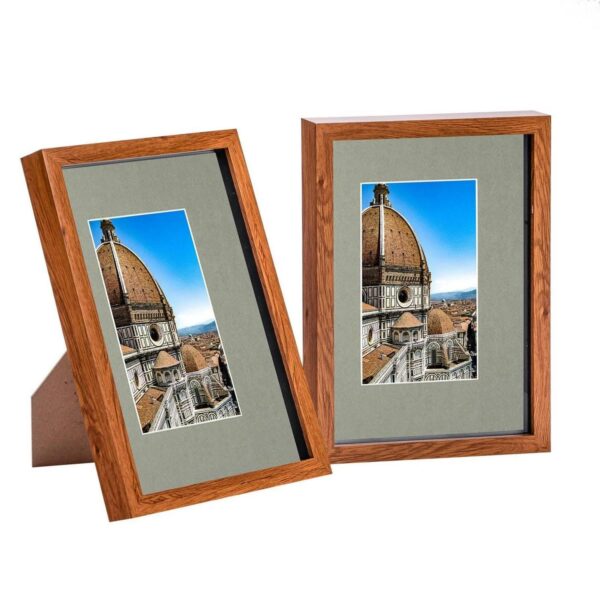 2x Dark Wood A4 8 x 00544bd2178d800ebaf91fd7f80bc7f4