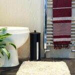 2x Deluxe Turkish Cotton Bath Towels Lightweight Throw 162 x 90cm Burgundy/Aqua - Image 7
