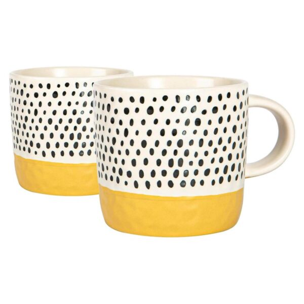 2x Dipped Dotty Ston f1be3634a16bcbd2652b3f8b796bd86f