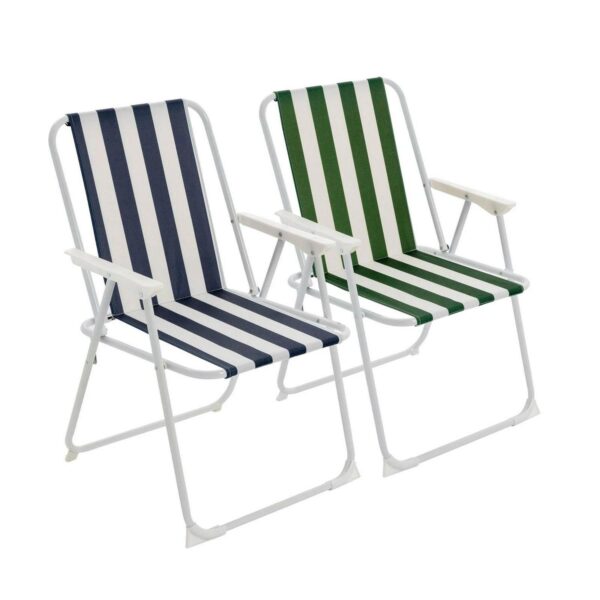 2x Folding Metal Bea 4f0b8db5dee9b3b64f6c69c71cffcc76