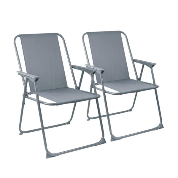 2x Folding Metal Bea 725893c9076a083132ade1100fbb78e8