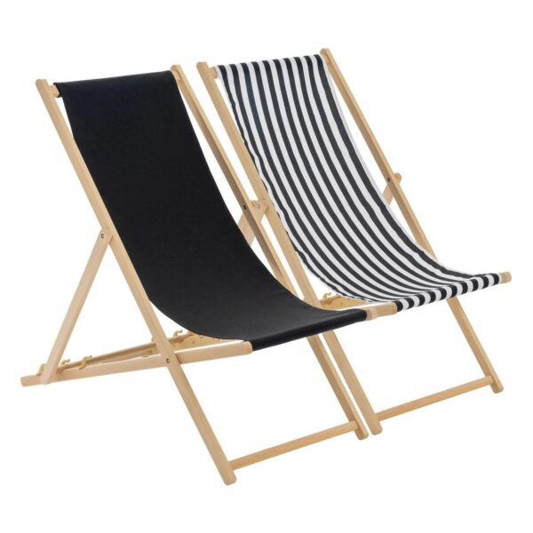 2x Folding Wooden De 52e1cc6901b5a3d073088f4443491912