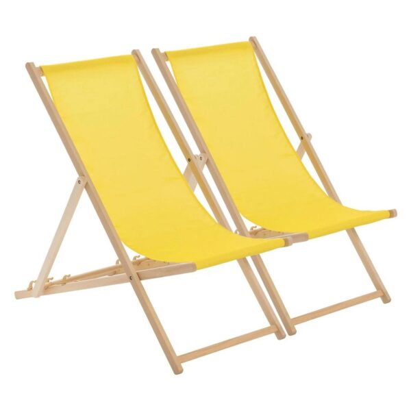 2x Folding Wooden De d2b999caf19b3526a719e5eb09bfad7c