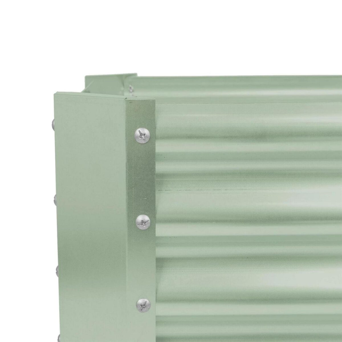 2x Green 180cm x 90cm Rectangle Galvanised Steel Raised Garden Beds Planter Box - Image 4