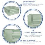 2x Green 180cm x 90cm Rectangle Galvanised Steel Raised Garden Beds Planter Box - Image 2